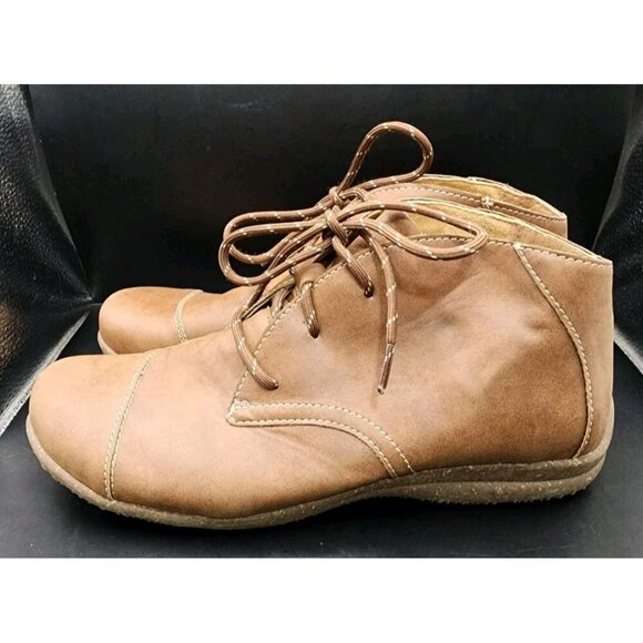 BOC Boots Womens 11 M Sabelle Ankle Chukka Bootie BC0009516 Brown Faux Leather - Picture 5 of 9